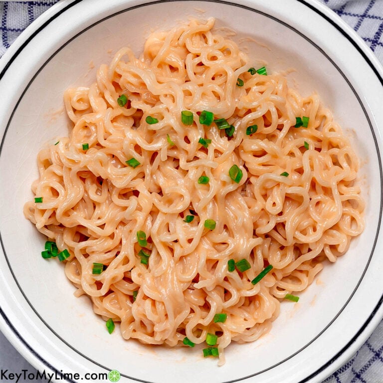 The best cheesy ramen recipe.