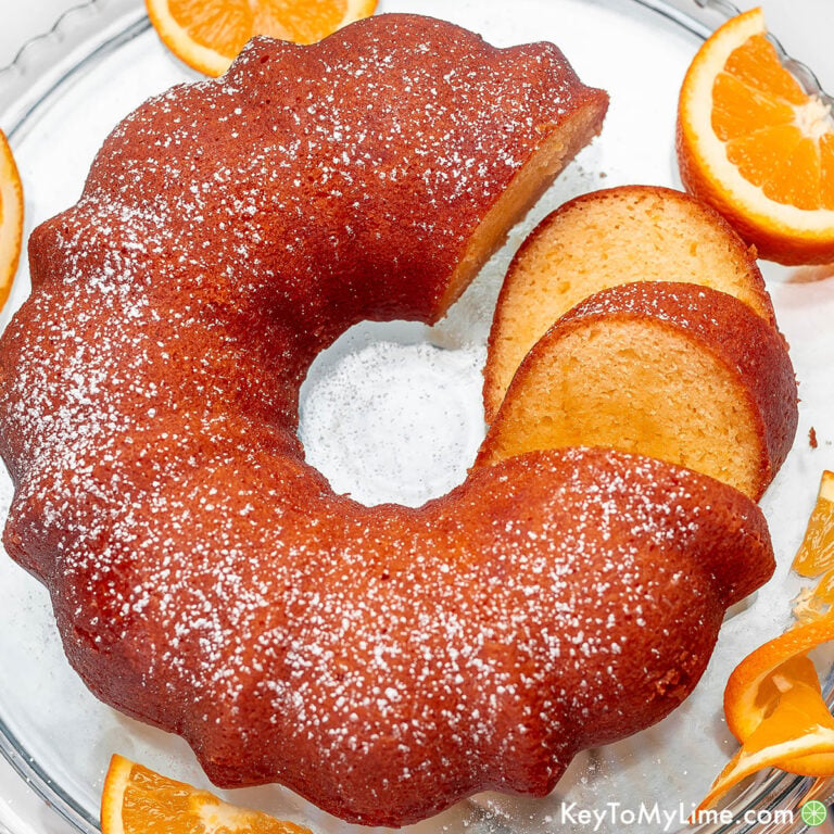 The best orange juice cake recipe.