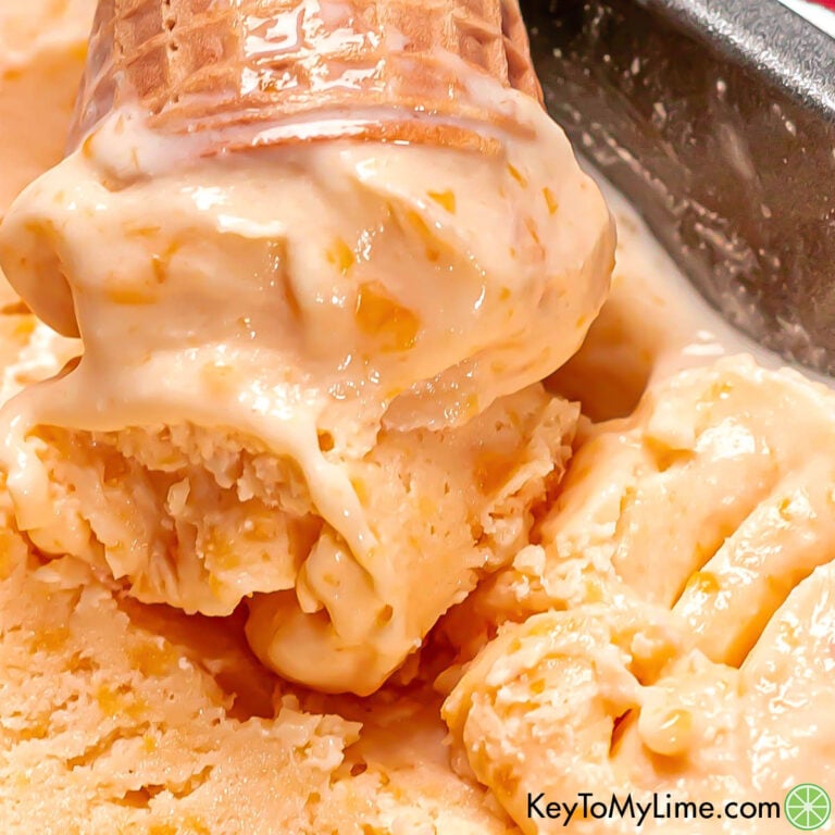 The best peach ice cream recipe.